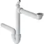 Geberit - Rohrförmiger Geruchsverschluss für Spülbecken, platzsparend, horizontaler Abfluss,  50 mm