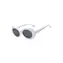 VeyRey Ovale Sonnenbrille Cobain Weiß