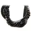 Armband Black Unami B / Black Diamond / Glasperlen / Rocailles / Länge 18 cm / Kleine Geschenkbox
