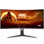 34" AOC CU34G2XP/BK schwarz / VA / 3440x1440 / 21:9 / 1ms / 4000:1 / 430cd-m2 / HDMI + DP / VESA / FreeSync
