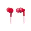 Panasonic RP-HJE125E R rot / Stereo-Kopfhörer / 3,5-mm-Klinke 