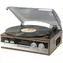 Soundmaster PL186H / Plattenspieler mit Radio / AM / FM / FM-ST-Radio / Retro-Design