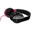 Fantec SHP-250AJ-PK schwarz-rosa / kabelgebundene Kopfhörer / 3,5-mm-Klinke / 40-mm-Treiber / Kabel 1,2 m