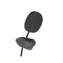 Esperanza EH178 schwarz / Mini-Mikrofon mit Clip / 3,5-mm-Klinke / 1,5 m Kabel