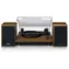 LENCO LS-100WD + 2x Lautsprecher / Plattenspieler / 33 & 45 & 78 U/min / RCA / Bluetooth / AUX IN / 10W RMS