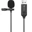 Sandberg Streamer USB Clip-Mikrofon / Ansteckmikrofon / USB-A