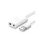 Ugreen Externe Soundkarte USB-A (M) - 2x 3,5 mm Klinke (F) 0,15 m weiß 