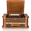 ROADSTAR HIF-1993BT braun / Plattenspieler / 33 & 45 & 78 U/min / 40 W / AM & FM / CD / USB / Fernbedienung 