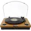 AKAI ATT-11BT braun / Plattenspieler / 33 & 45 & 78 RPM / Cinch-Eingang / Bluetooth 5.0 / USB / Lautsprecher