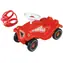 Big Bobby Car Classic rot + Schutzschuhe / Kinderwippe / Belastbarkeit 50 kg / ab 1 Jahr