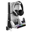 iPega P5S011 Wandständer für PS5/PS5 Slim mit Dual-Ladestation für PS5-Controller