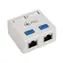Solarix -Buchse 2x RJ45 CAT5E STP auf Putz