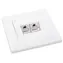 Solarix -Buchse 2x RJ45 CAT5E UTP unter dem Putz