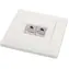 Solarix -Steckdose 2x RJ45 CAT5E STP unter dem Putz