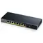 ZyXEL GS1900-10HP v2 / 10- Port -Switch / 8x GbE RJ-45 / 2x GbE SFP / PoE 802.3at / QoS / VLAN