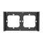 Sonoff M5-2C-80-F Rahmen für Doppel-2-fach-Schalter M5 80 Graphit/Schwarz