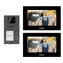 Evolveo DoorPhone AP2-2 schwarz / Kabelgebundene Video-Türsprechanlage für zwei Wohnungen mit Anwendung