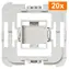 Homematic IP Adapter Busch-Jaeger (20 Stück) / für kompatible Busch-Jaeger Rahmen und Abdeckungen