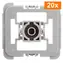 Homematic IP Adapter Gira 55 (20 Stück) / für Gira Rahmen und Abdeckungen der Serien System 55/Standard 55/E2/Event/Espirit