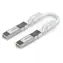 Ubiquiti Uplink- Cable SFP28 15 cm weiß / 1/10/25 Gbit/s / SFP/SFP+-Unterstützung / Durchmesser 3 mm