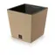 Prosperplast FURU SQUARE NIEDRIGER ECO-HOLZ 24 cm natur / Blumentopf 
