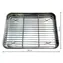 UG Grill Edelstahl-Backblech mit Rost 26x20x2,5cm Größe S
