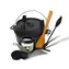 Outdoorchef Gusseisentopf mit Zubehör, Schmortopf Nr. 04/3,8 l