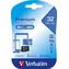 Verbatim MicroSDHC 32 GB Speicherkarte / Klasse 10 / UHS-I / R: 90 MB/s / Schreiben: 10 MB/s
