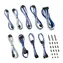 CableMod Classic ModMesh C-Series Kit für Corsair Axi & HXi & R - Weiß-Blau