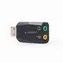 Gembird Virtus PLUS USB-Soundkarte / 3,5-mm-Stereo-Ausgang / 3,5-mm-Mikrofoneingang / Plug&Play