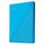 WD My Passport 2TB blau / externe Festplatte / 2,5" / USB 3.0 / 3J