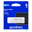Goodram UME2 8 GB weiß / Flash-Disk / USB 2.0 / Lesen: 20 MB / Schreiben: 5 MB