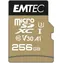 EMTEC SpeedIN PRO microSDXC 256GB + Adapter / Class 10 / UHS-I U3 V30 A1 / Lesen: 100MBs / Schreiben: 95MBs