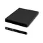 Qoltec 51864 externe Box für Mechanik schwarz / USB 2.0 und SATA / 9,5 mm