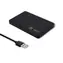 Qoltec 51862 Gehäuse für externe Festplatte schwarz / HDD | SSD 2,5" SATA3 / USB 2.0