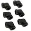 RAIJINTEK Pelias - D160906 6 Stück schwarz / für 16mm HardTube / G1/4" / 90° Winkel