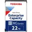 Toshiba Enterprise Capacity MG10 22 TB 512e / Festplatte / 3,5 Zoll / SATA 6 Gbit / 512 MB Cache / 7.200 U/min / Intern / 5 Jahre