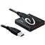 DeLock Speicherkartenleser USB 3.2 A - CF & SD & microSD & MS & xD schwarz
