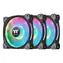 Thermaltake Riing Duo 12 RGB schwarz 3 Stück / Lüfter / 120 mm / Hydrauliklager / 1500 U/min bei 23,9 dB / 42,45 CFM 