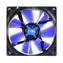 Noiseblocker BlackSilent Fan XE1 blau / 92 mm / 17 dB bei 1500 U/min / 29,42 CFM / 3-polig