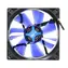 Noiseblocker BlackSilent Fan XE2 blau / 92 mm / 21 dB bei 1800 U/min / 38,25 CFM / 3-polig