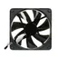 Noiseblocker BlackSilent Pro Fan PK2 schwarz / 140 mm / 20 dB bei 1200 U/min / 54,73 CFM / 3-polig