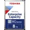 Toshiba Enterprise Capacity MG10 8TB 512e / HDD / 3,5" / SATA 6Gbits / 512MB Cache / CMR / 7.200 U/min / intern / 5 Jahre