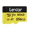 Lexar Gold microSDXC 256 GB / V60 / U3 / A1 / Lesegeschwindigkeit bis zu: 280 MB/s / Schreibgeschwindigkeit bis zu: 180 MB/s