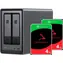 Ugreen NASync DXP2800 + 2 HDD Seagate IronWolf Grigio / 2x 4TB / USB / HTMI / RJ45