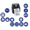 TSC Aplha-4L Tragbarer DT-Barcodedrucker / 203 dpi / Registrierkasse / Thermodrucker / BT / WLAN / USB
