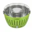 LotusGrill G34 U grün / Holzkohlegrill / 35 x 35 x 23,5 cm