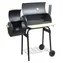 Cattara SMOKIE Holzkohlegrill mit Räucherkammer / Gitter: 61 x 30 cm