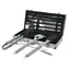 Cattara Grillbesteck-Set, 11-teilig, ALU-Koffer