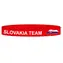 SPORTTEAM Silikonarmband SPORTTEAM® Slowakische Republik 3 rot